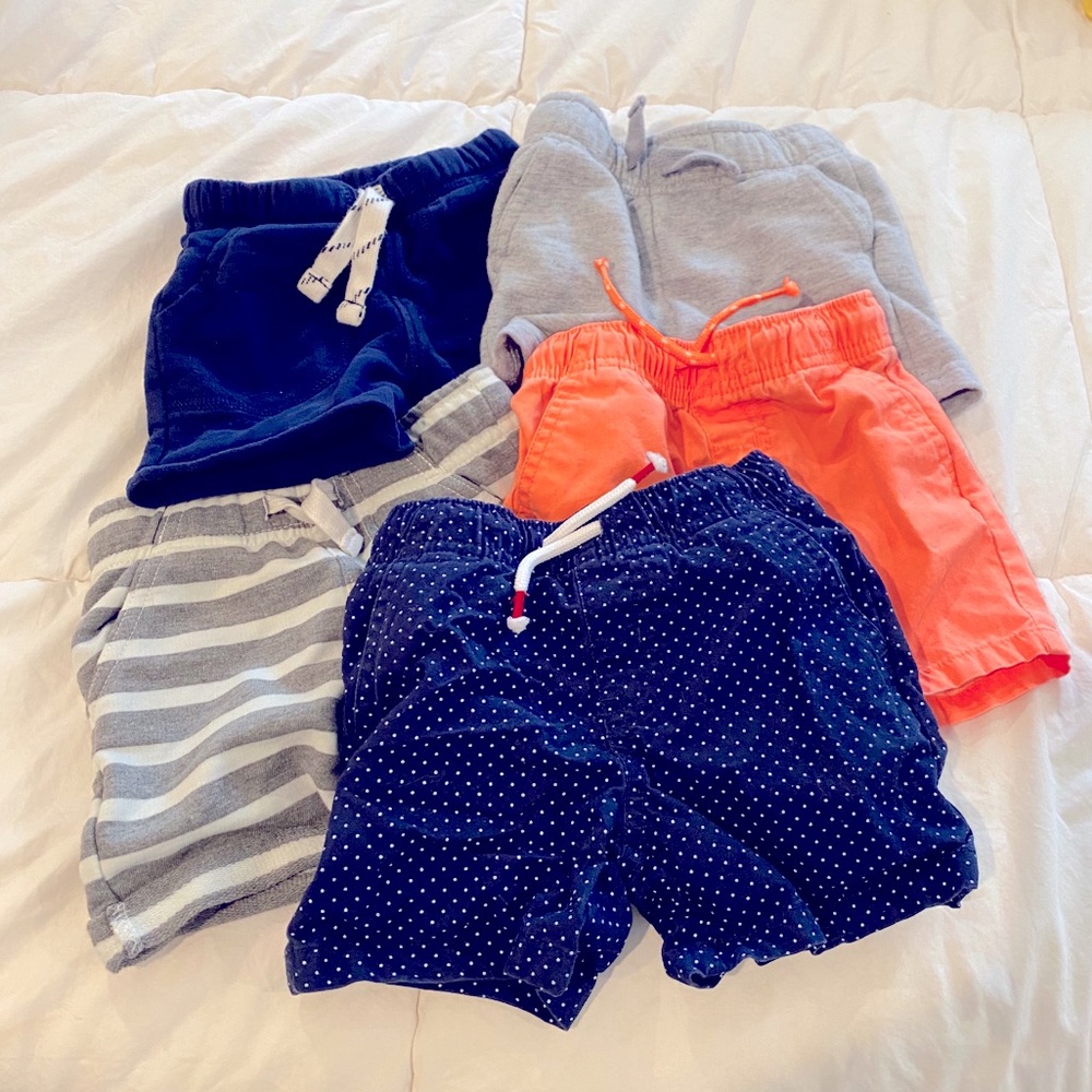 Bundle of 5 Baby Boy Shorts